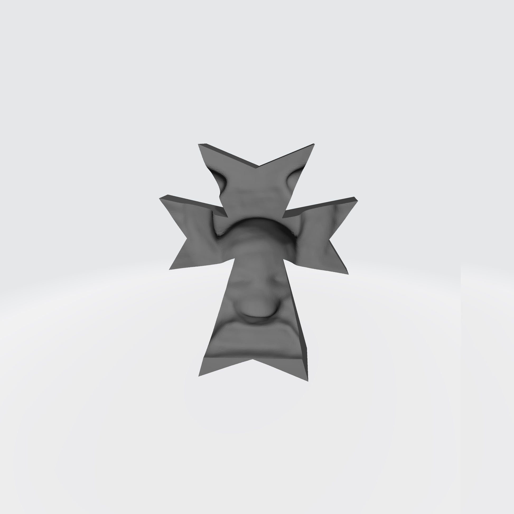 Templar Knights Warrior Order Chestplate Decal with raised Maltese Cross compatible with McFarlane Toys 7-inch armored action figures for custom sci-fi warrior and knight armor upgrades.