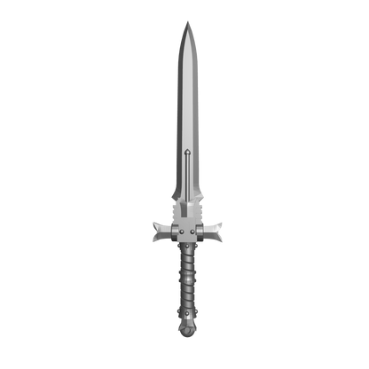 Templar Knights Warrior Order Custom Energy Sword compatible with McFarlane Toys 7-inch armored action figures custom resin close combat weapon