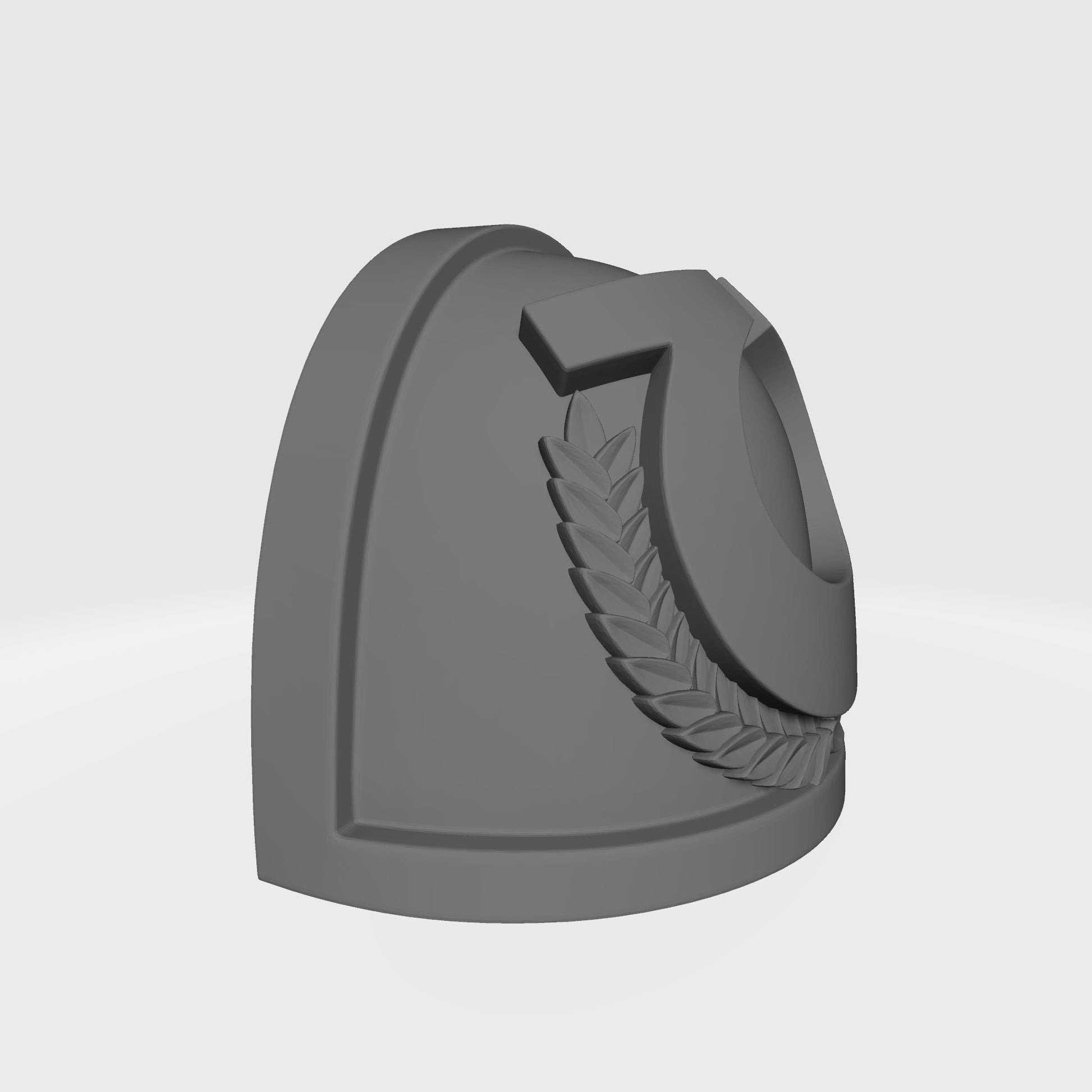 Ultra Warrior Order Type 4 shoulder pad with laurel wreath compatible with JoyToy 1:18 scale armored action figures custom resin armor