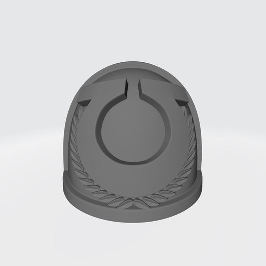 Ultra Warrior Order Type 4 shoulder pad with laurel wreath compatible with JoyToy 1:18 scale armored action figures custom resin armor
