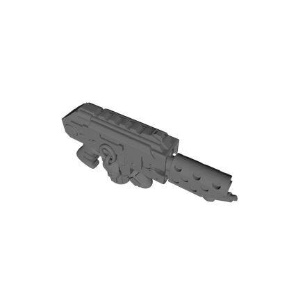 Veteran Warrior Flamer Pyre-Gun with Skull custom resin weapon compatible with McFarlane Toys 7-inch armored action figures.