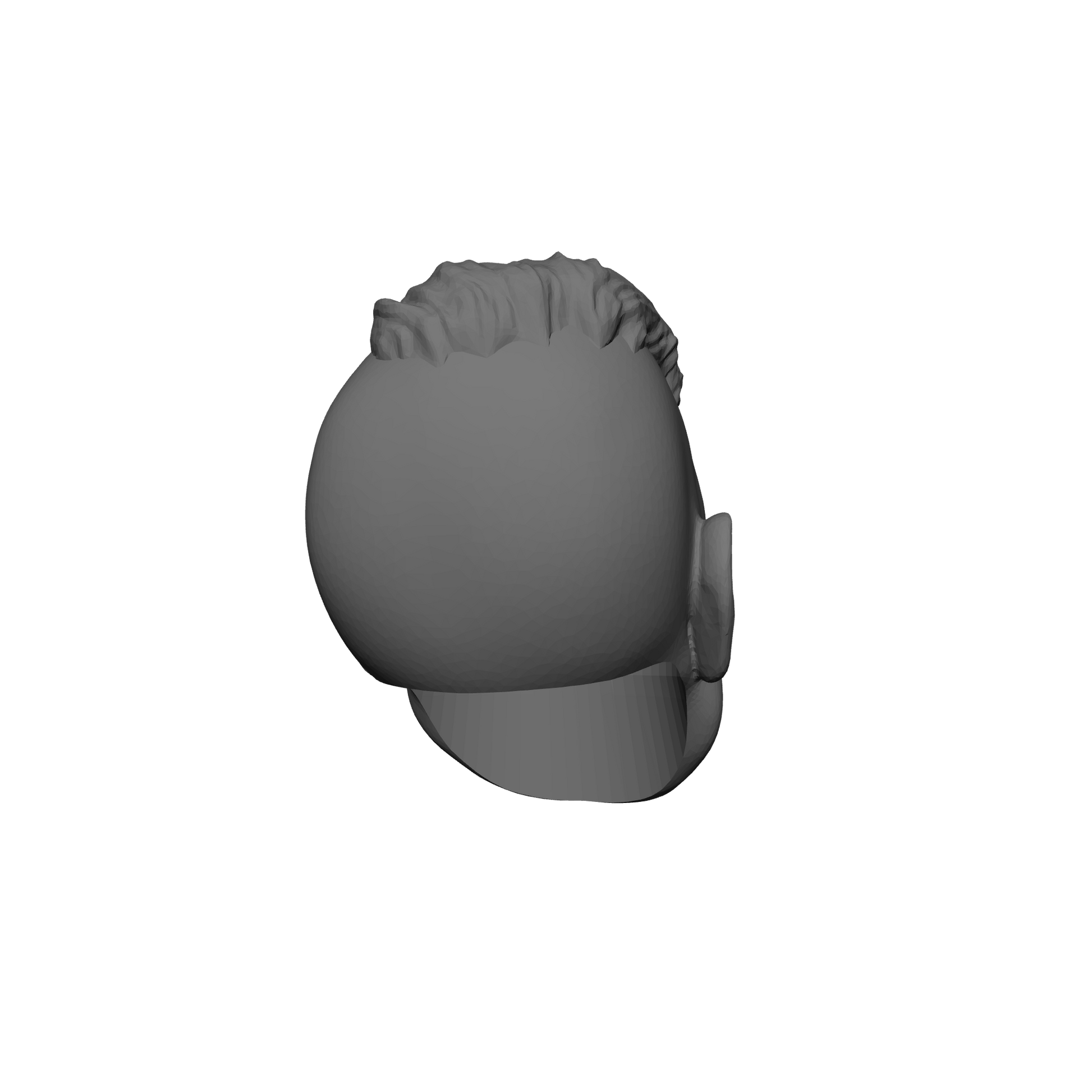 Veteran Warrior Head with Crew Cut custom resin head sculpt compatible with McFarlane Toys 7-inch armored action figures.