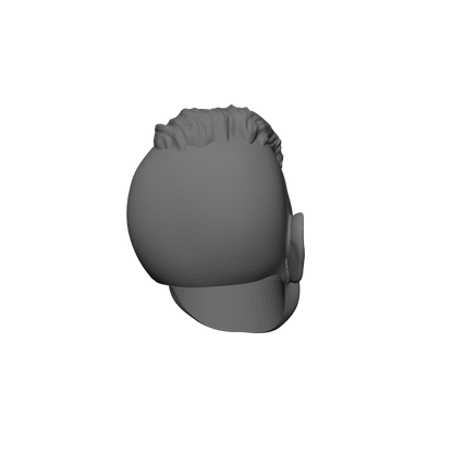 Veteran Warrior Head with Crew Cut custom resin head sculpt compatible with McFarlane Toys 7-inch armored action figures.