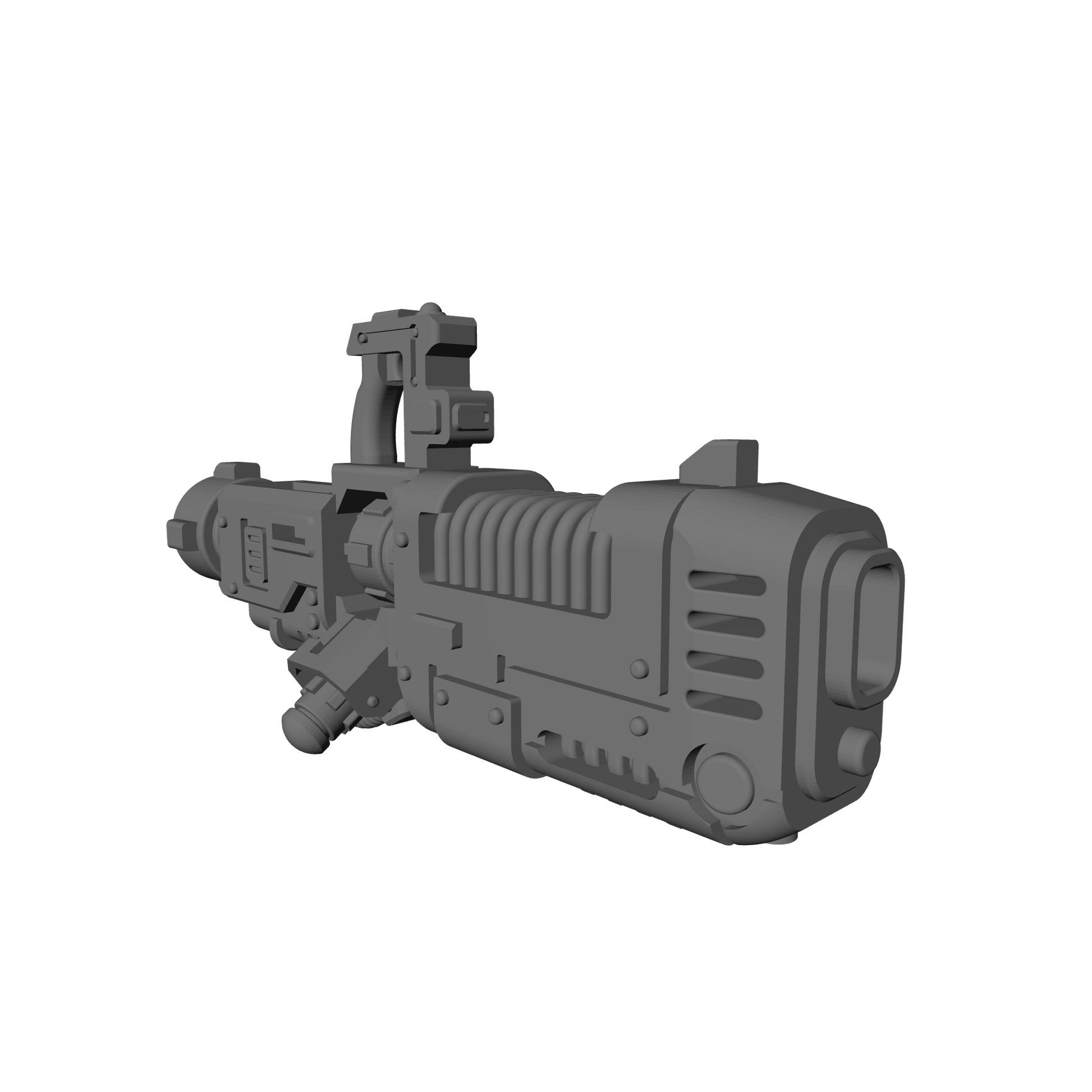 Veteran Warrior Heavy Energy Gun compatible with JoyToy 1:18 scale armored action figures custom resin weapon