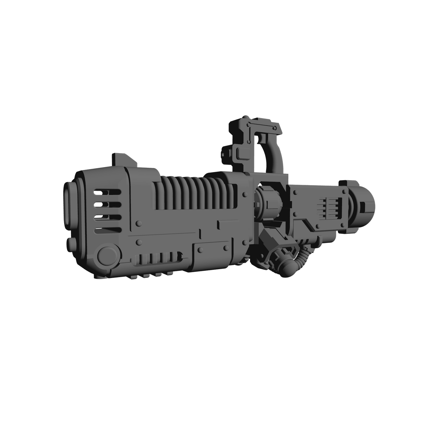 Veteran Warrior Heavy Energy Gun compatible with JoyToy 1:18 scale armored action figures custom resin weapon