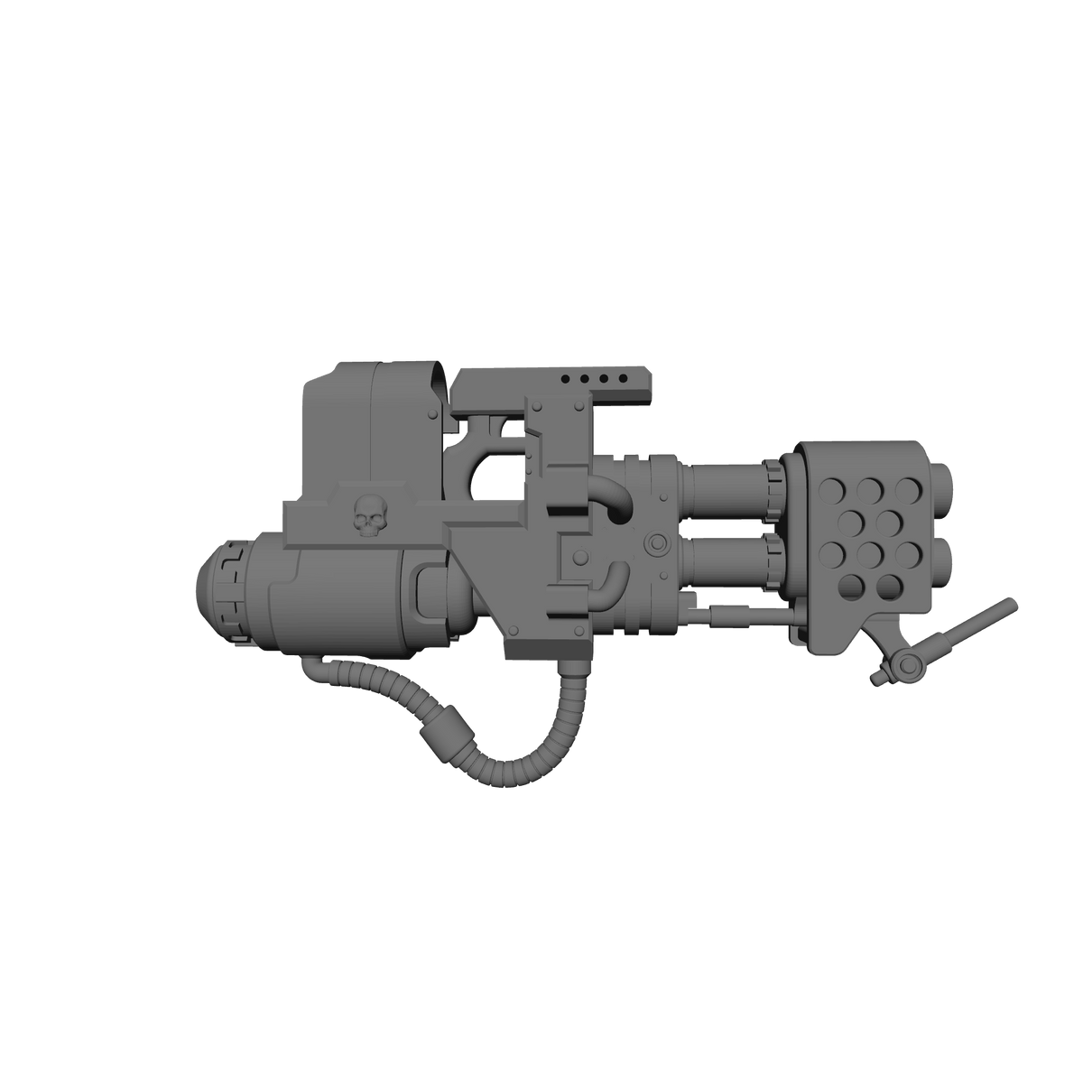 Veteran Warrior Terminator Heavy Flamer V2 compatible with McFarlane Toys 7-inch 1:12 scale armored action figures