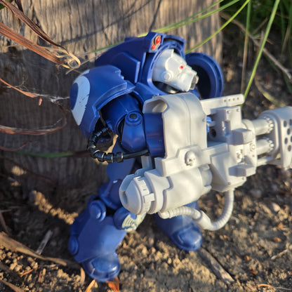 Veteran Warrior Terminator Heavy Flamer V2 compatible with McFarlane Toys 7-inch 1:12 scale armored action figures
