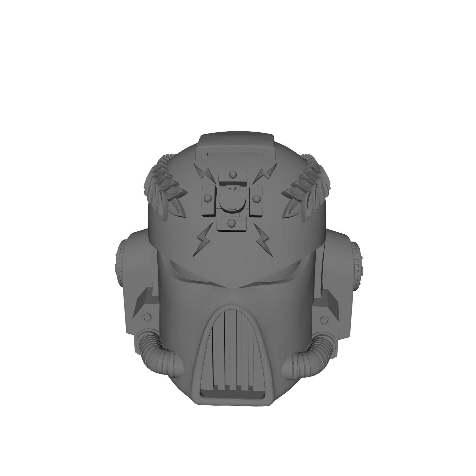 Veteran Warrior Type 7 Helmet with Cross and Laurels compatible with McFarlane Toys 1:12 scale armored action figures