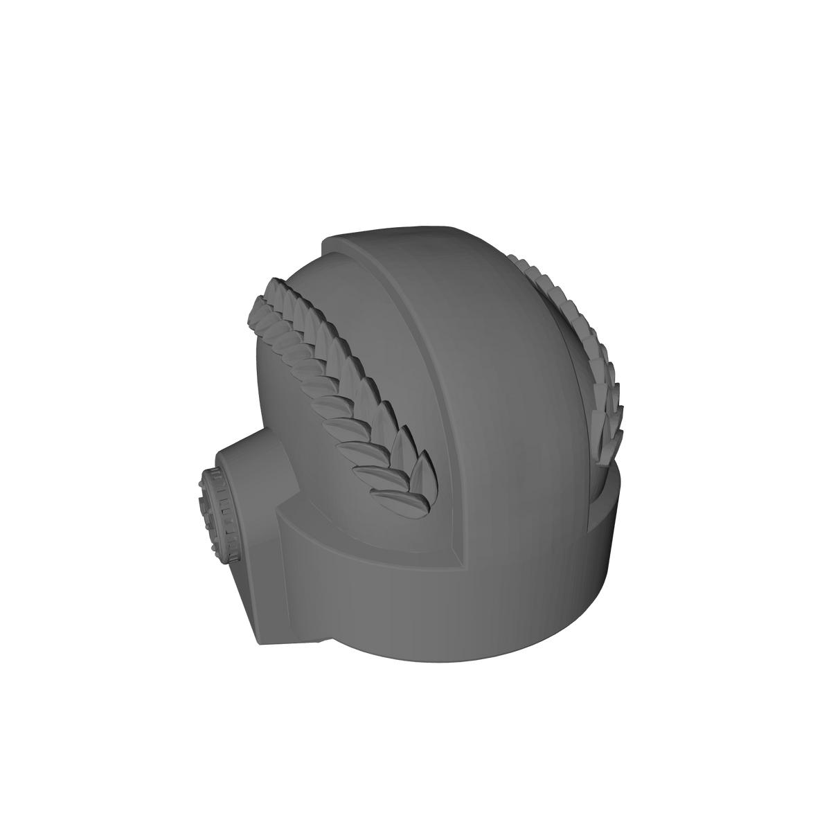 Veteran Warrior Type 7 Helmet with Cross and Laurels compatible with McFarlane Toys 1:12 scale armored action figures