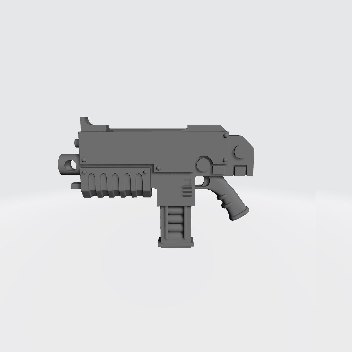 Warrior Order Combat Rifle with Straight Magazine compatible with McFarlane Toys 7-inch armored action figures