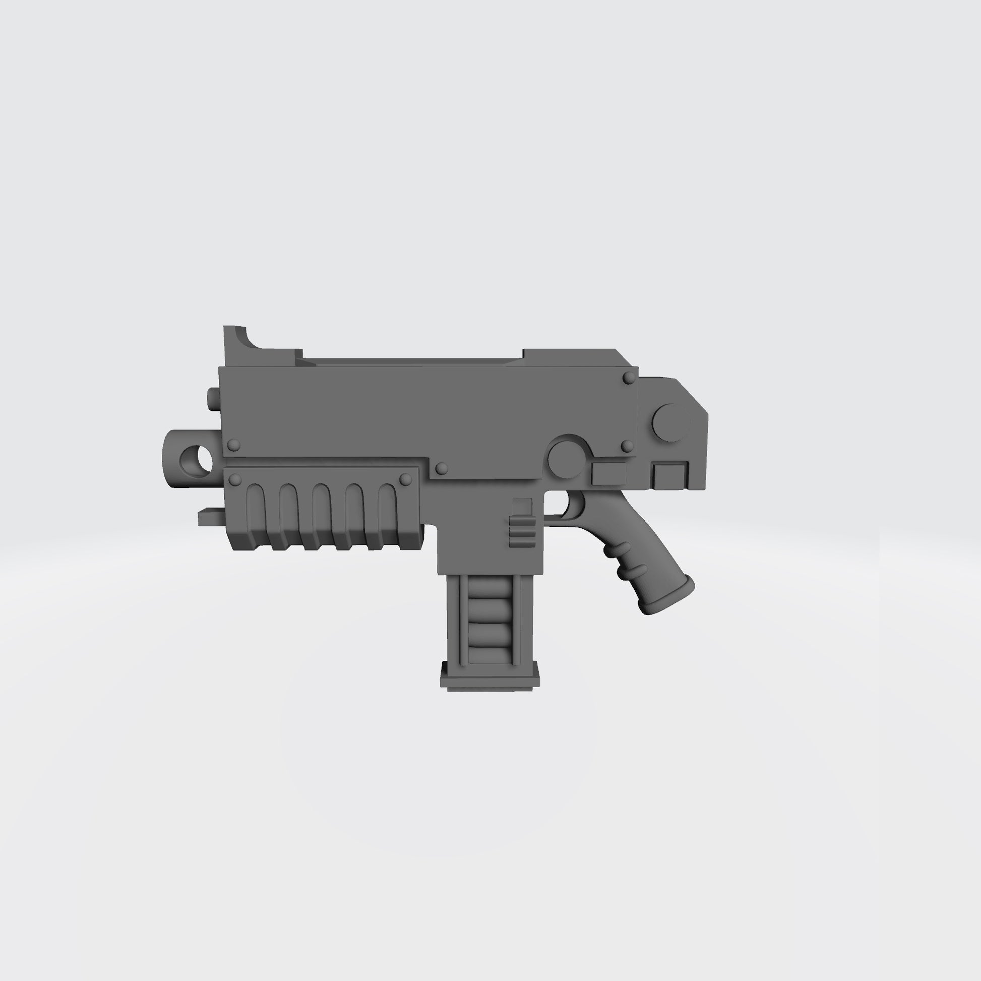 Warrior Order Combat Rifle with Straight Magazine compatible with McFarlane Toys 7-inch armored action figures