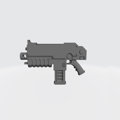 Warrior Order Combat Rifle with Straight Magazine compatible with McFarlane Toys 7-inch armored action figures
