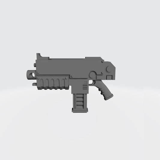 Warrior Order Combat Rifle with Straight Magazine compatible with McFarlane Toys 7-inch armored action figures