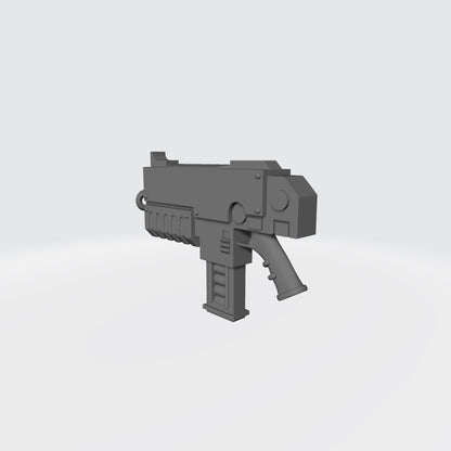 Warrior Order Combat Rifle with Straight Magazine compatible with McFarlane Toys 7-inch armored action figures