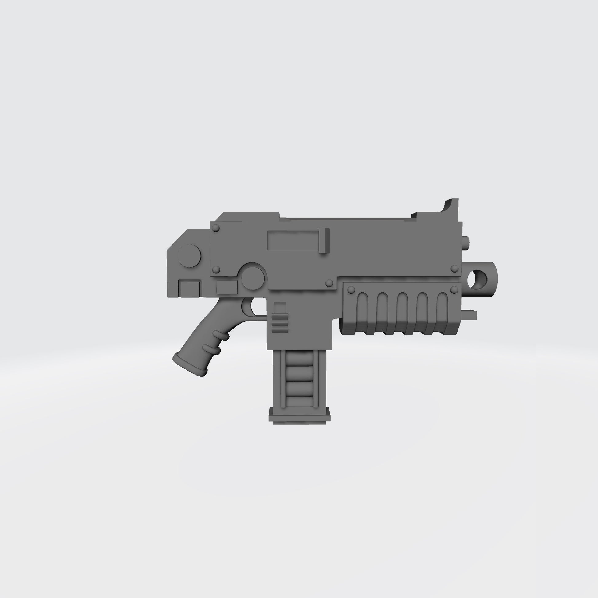 Warrior Order Combat Rifle with Straight Magazine compatible with McFarlane Toys 7-inch armored action figures