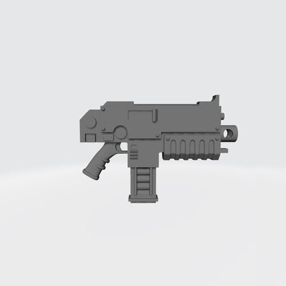 Warrior Order Combat Rifle with Straight Magazine compatible with McFarlane Toys 7-inch armored action figures