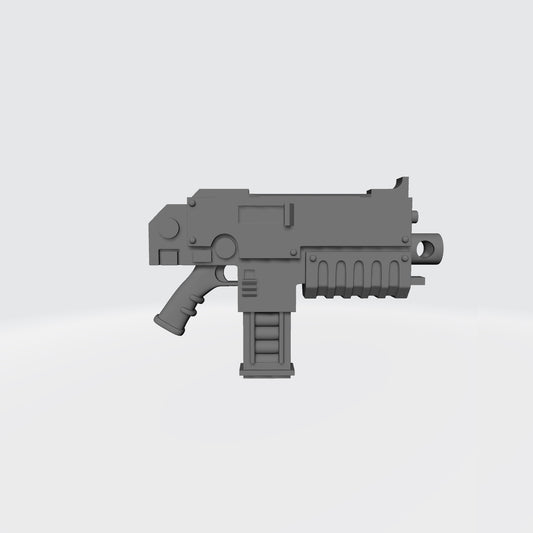 Warrior Order Combat Rifle with Straight Magazine compatible with McFarlane Toys 7-inch armored action figures