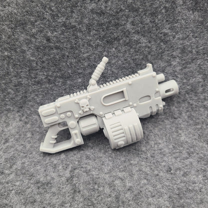 Warrior Order Heavy Support Cannon with Drum Magazine compatible with McFarlane Toys 7-inch armored action figures