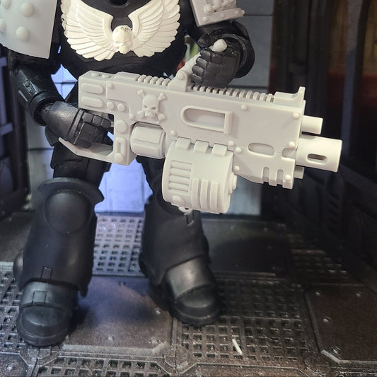 Warrior Order Heavy Support Cannon with Drum Magazine compatible with McFarlane Toys 7-inch armored action figures
