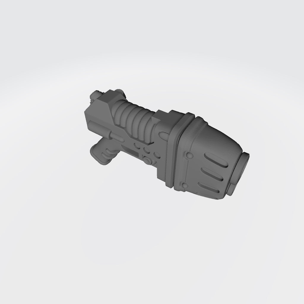 Warrior Order Pulse Energy Pistol compatible with McFarlane Toys 7-inch armored action figures