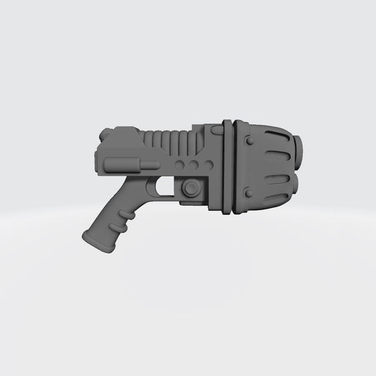 Warrior Order Pulse Energy Pistol compatible with McFarlane Toys 7-inch armored action figures