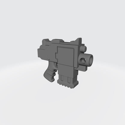 Warrior Order Sabretooth Type 4 Strike Pistol Left-Handed compatible with McFarlane Toys action figures