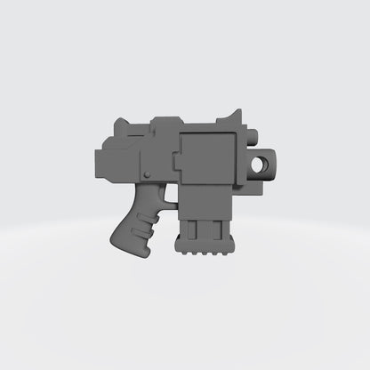 Warrior Order Sabretooth Type 4 Strike Pistol Left-Handed compatible with McFarlane Toys action figures