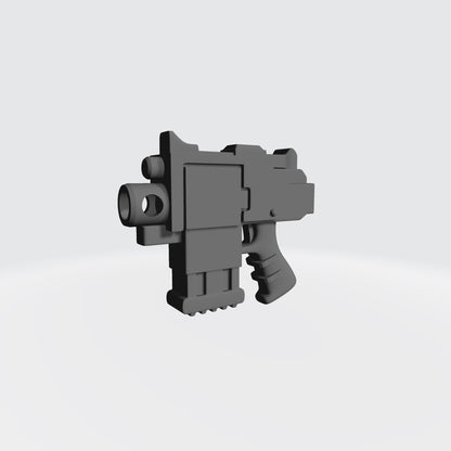 Warrior Order Sabretooth Type 4 Strike Pistol custom resin weapon compatible with McFarlane Toys 7-inch armored action figures