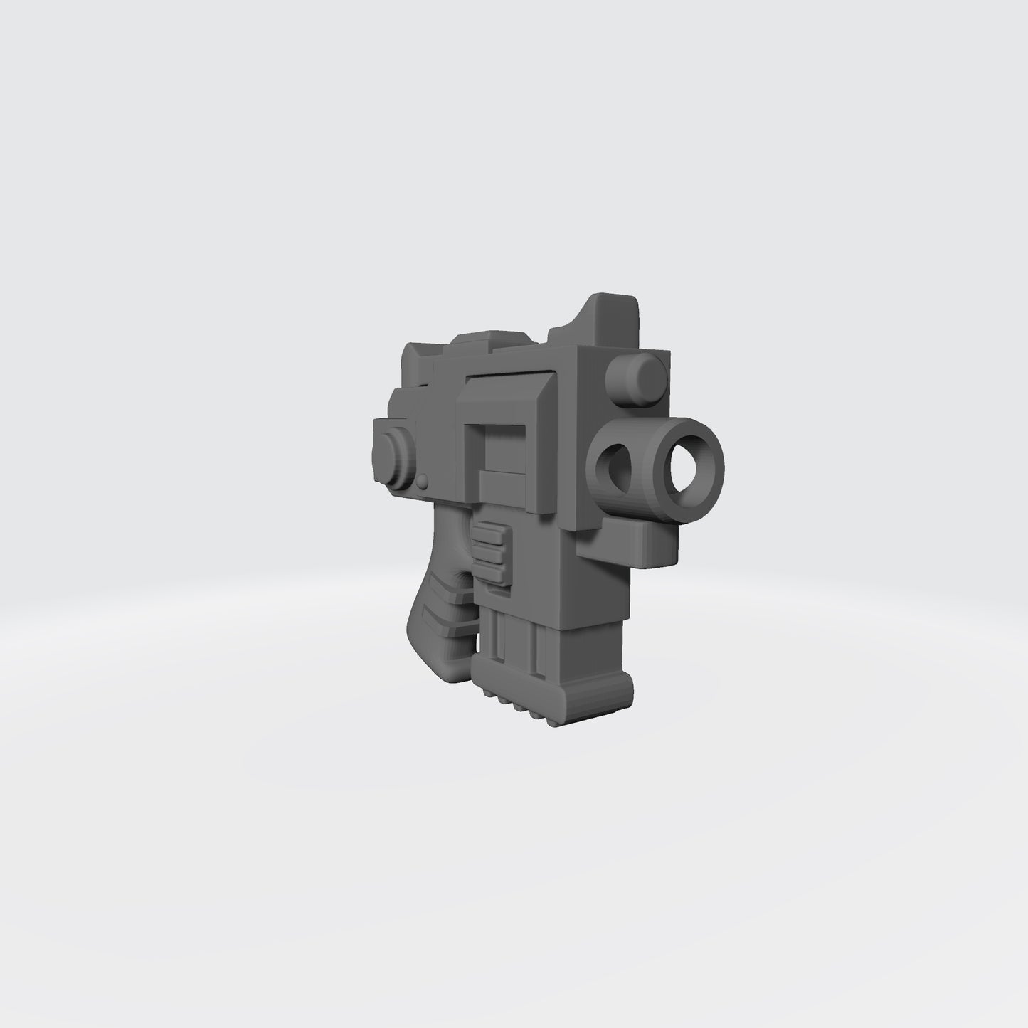 Warrior Order Sabretooth Type 4 Strike Pistol custom resin weapon compatible with McFarlane Toys 7-inch armored action figures