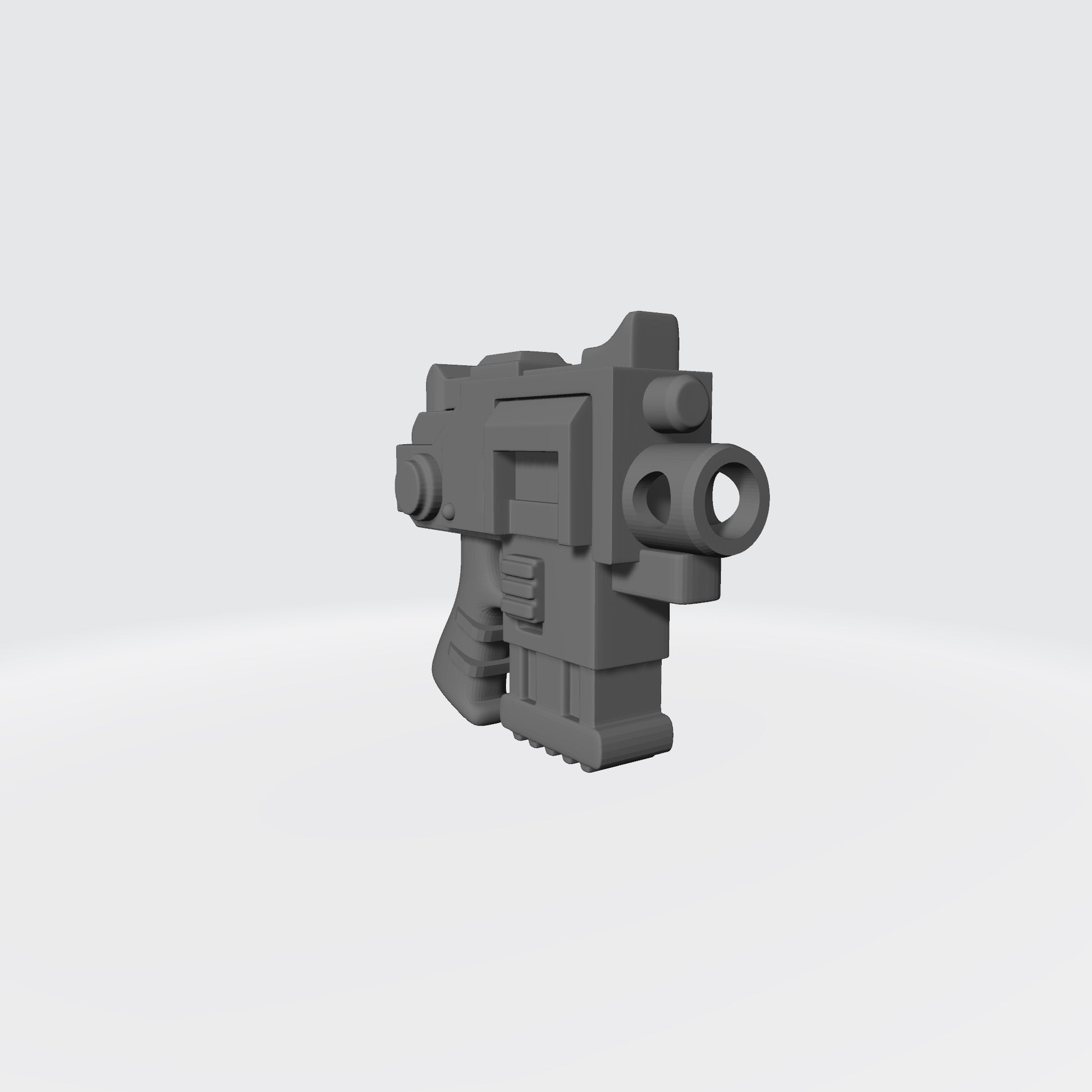 Warrior Order Sabretooth Type 4 Strike Pistol custom resin weapon compatible with McFarlane Toys 7-inch armored action figures