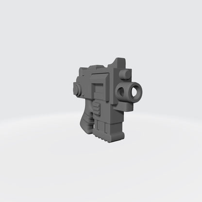 Warrior Order Sabretooth Type 4 Strike Pistol custom resin weapon compatible with McFarlane Toys 7-inch armored action figures