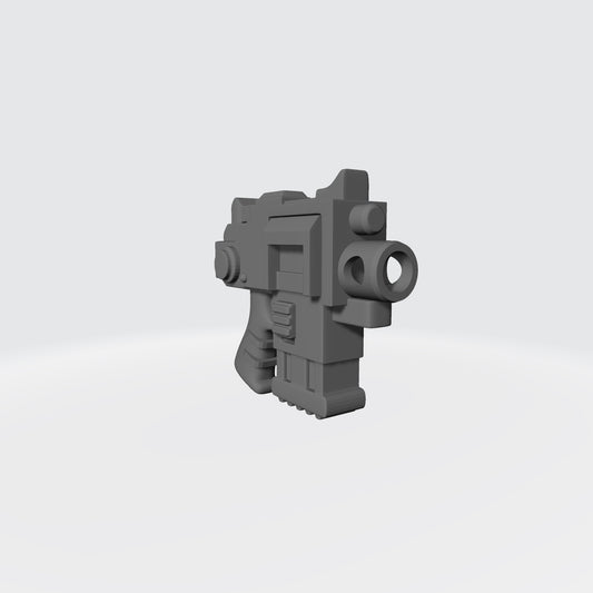 Warrior Order Sabretooth Type 4 Strike Pistol custom resin weapon compatible with McFarlane Toys 7-inch armored action figures
