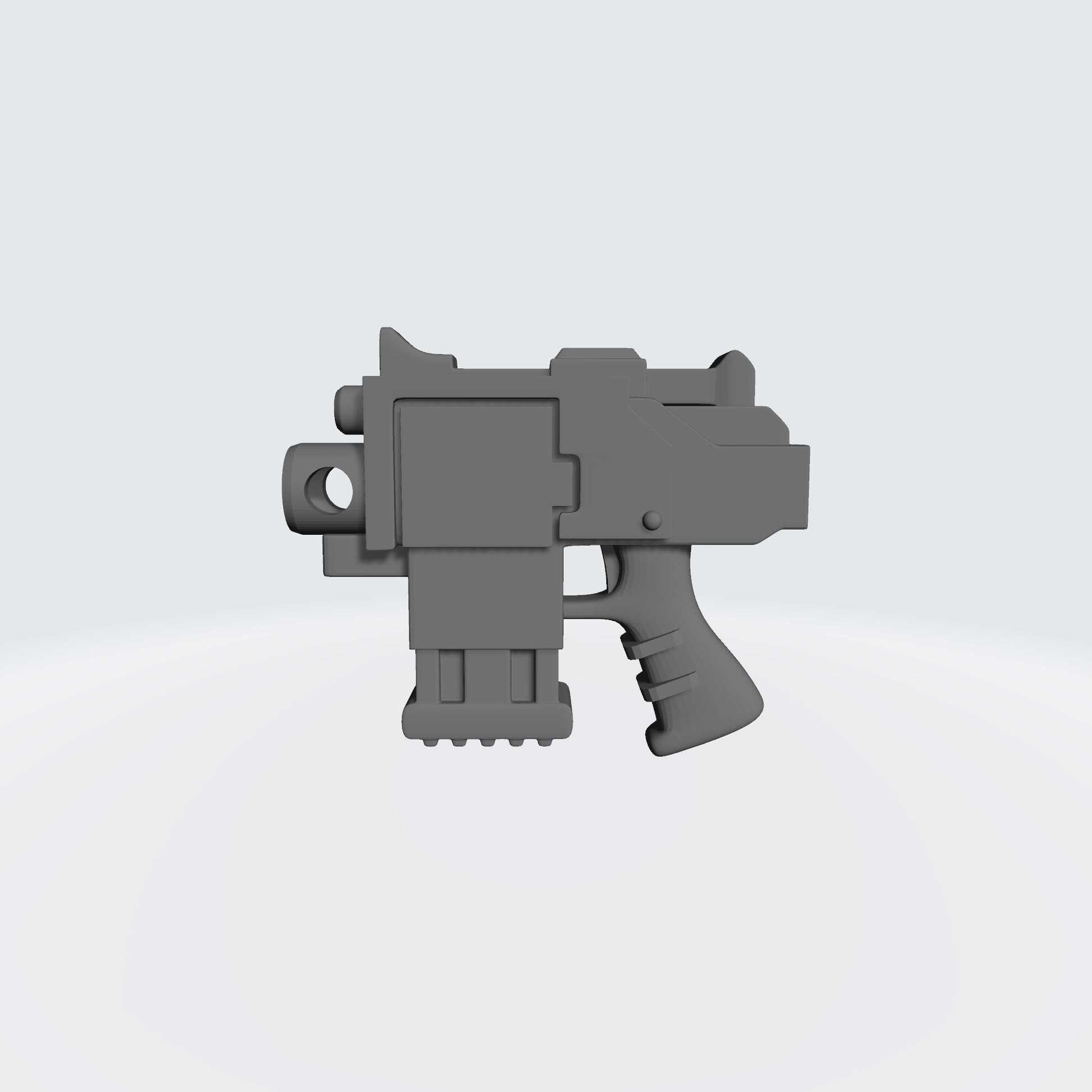 Warrior Order Sabretooth Type 4 Strike Pistol custom resin weapon compatible with McFarlane Toys 7-inch armored action figures