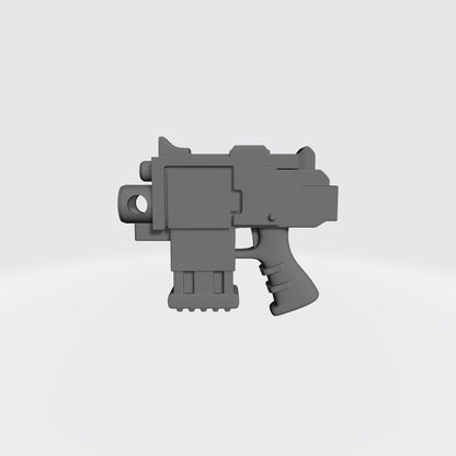 Warrior Order Sabretooth Type 4 Strike Pistol custom resin weapon compatible with McFarlane Toys 7-inch armored action figures