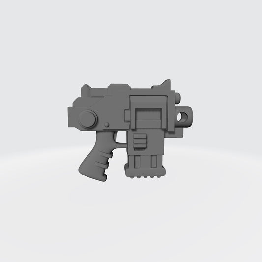 Warrior Order Sabretooth Type 4 Strike Pistol custom resin weapon compatible with McFarlane Toys 7-inch armored action figures