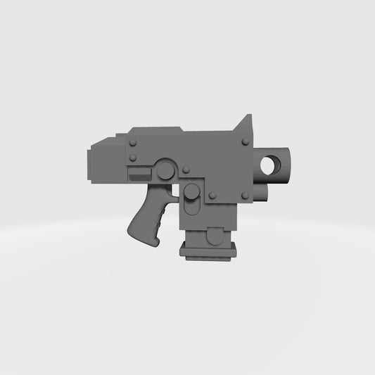 Warrior Order Strike Pistol V1 custom resin weapon compatible with McFarlane Toys 7-inch armored action figures