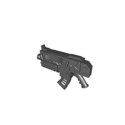 Warrior Order Veteran Artificer Pattern Combat Rifle custom resin weapon compatible with McFarlane Toys 7-inch armored action figures for 1:12 scale figure customization