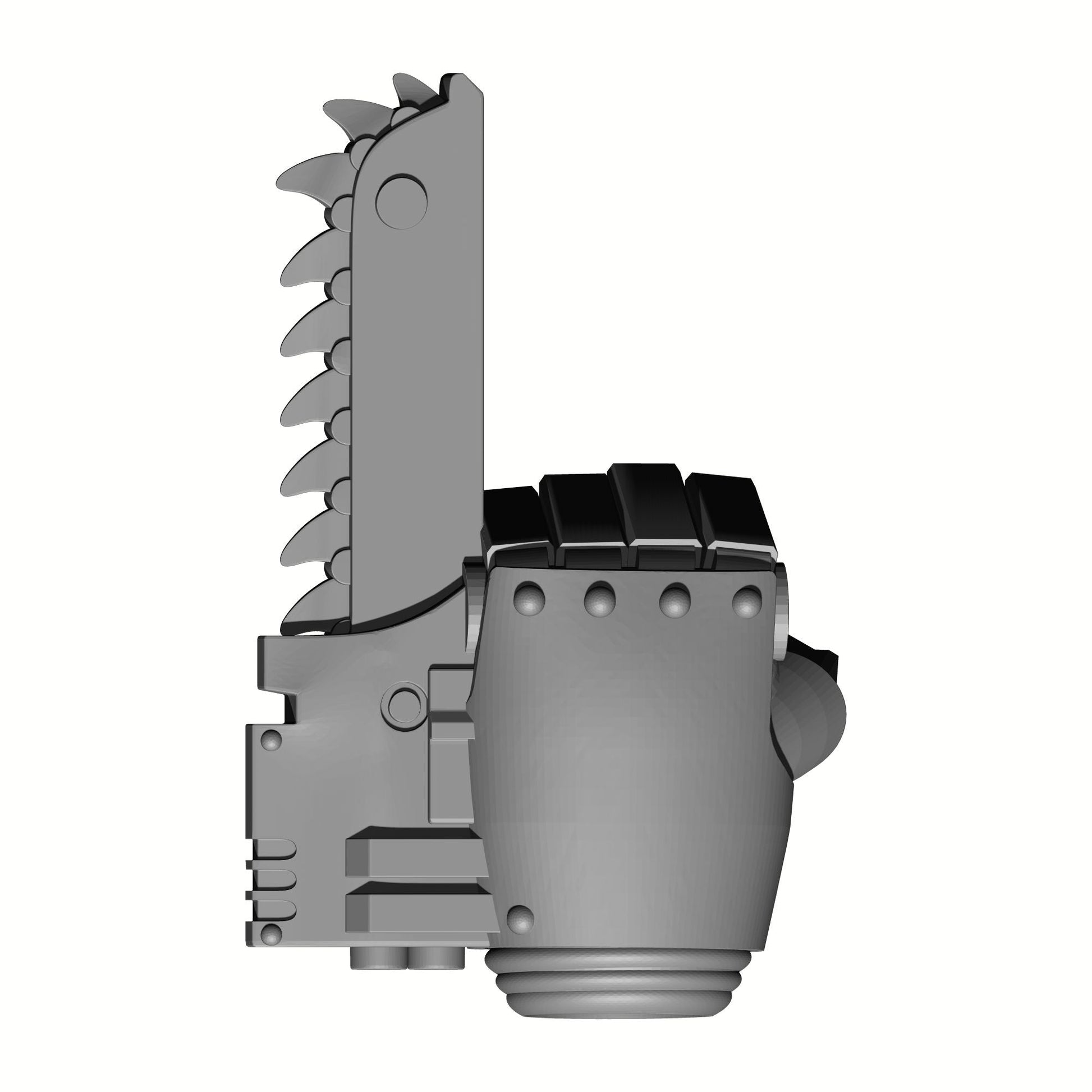 Warrior Order Chain Gauntlet Left Hand custom resin accessory compatible with McFarlane Toys 7-inch armored action figures