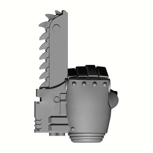 Warrior Order Chain Gauntlet Left Hand custom resin accessory compatible with McFarlane Toys 7-inch armored action figures