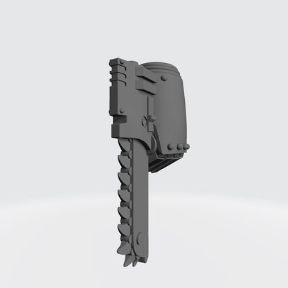 Warrior Order Chain Gauntlet Right Hand custom resin accessory compatible with McFarlane Toys 7-inch armored action figures