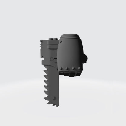Warrior Order Chain Gauntlet Right Hand custom resin accessory compatible with McFarlane Toys 7-inch armored action figures