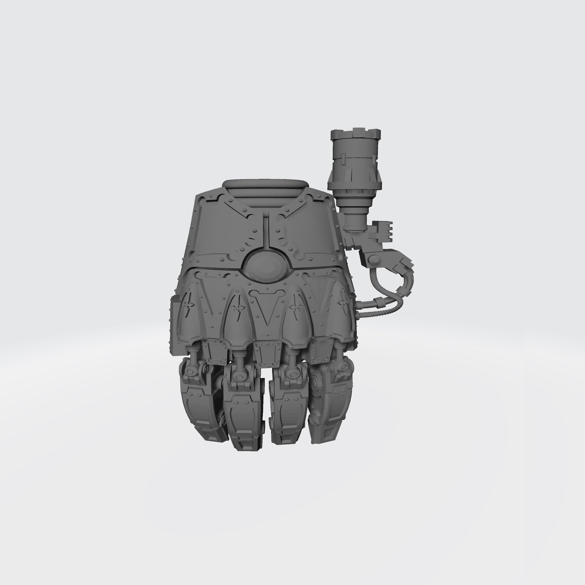 Warrior Order Type M Combat Gauntlet Right Hand custom resin accessory compatible with McFarlane Toys 7 inch armored action figures