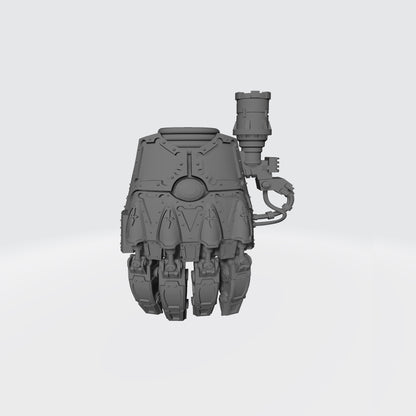 Warrior Order Type M Combat Gauntlet Right Hand custom resin accessory compatible with McFarlane Toys 7 inch armored action figures