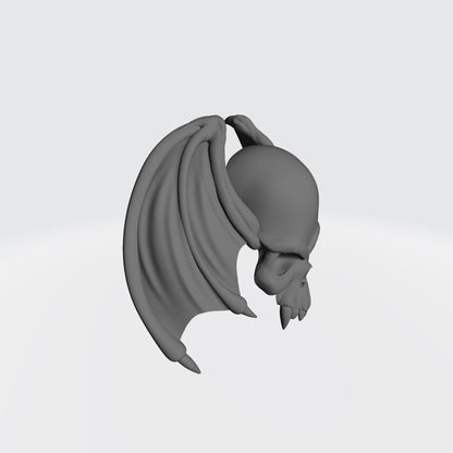 Night Terrors Legion Gargoyle Wing Shoulder Pad 3D Decal compatible with McFarlane Toys 7 inch armored action figures