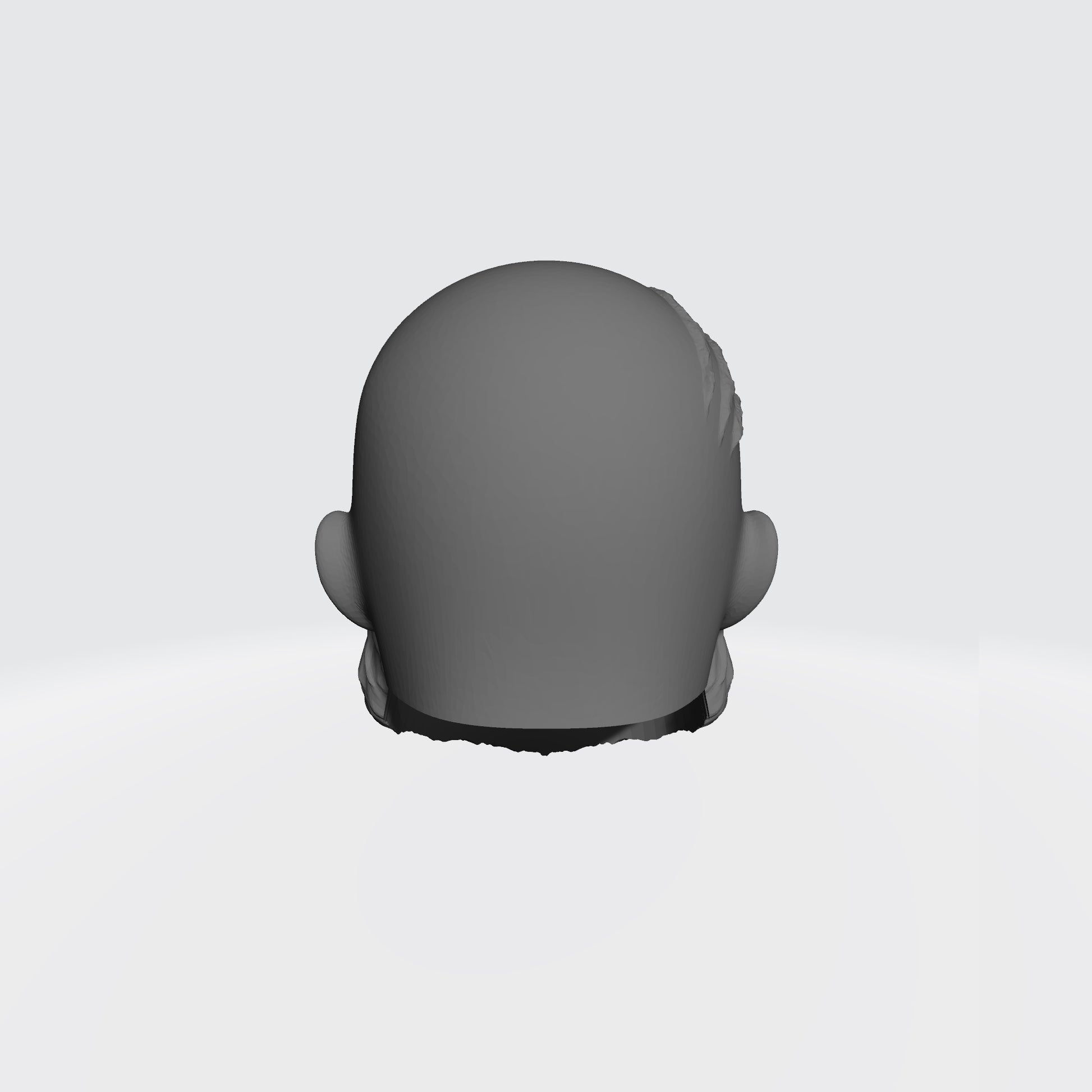 Wolf Guard Warrior Order Bare Head Bald with Scars and Service Studs on Right Side custom resin head sculpt compatible with McFarlane Toys 7-inch armored action figures.