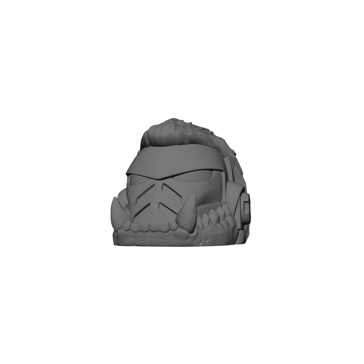 Wolf Guard Warrior Order Type 6 Helmet with Jawbone and Pelt compatible with McFarlane Toys 1:12 scale armored action figures