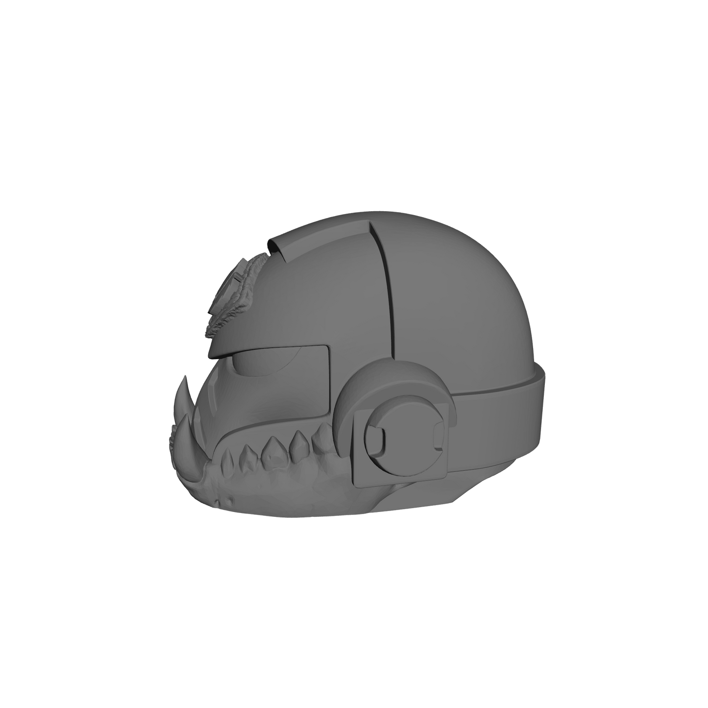 Wolf Guard Warrior Order Type 7 Helmet with Jawbone compatible with McFarlane Toys 1:12 scale armored action figures