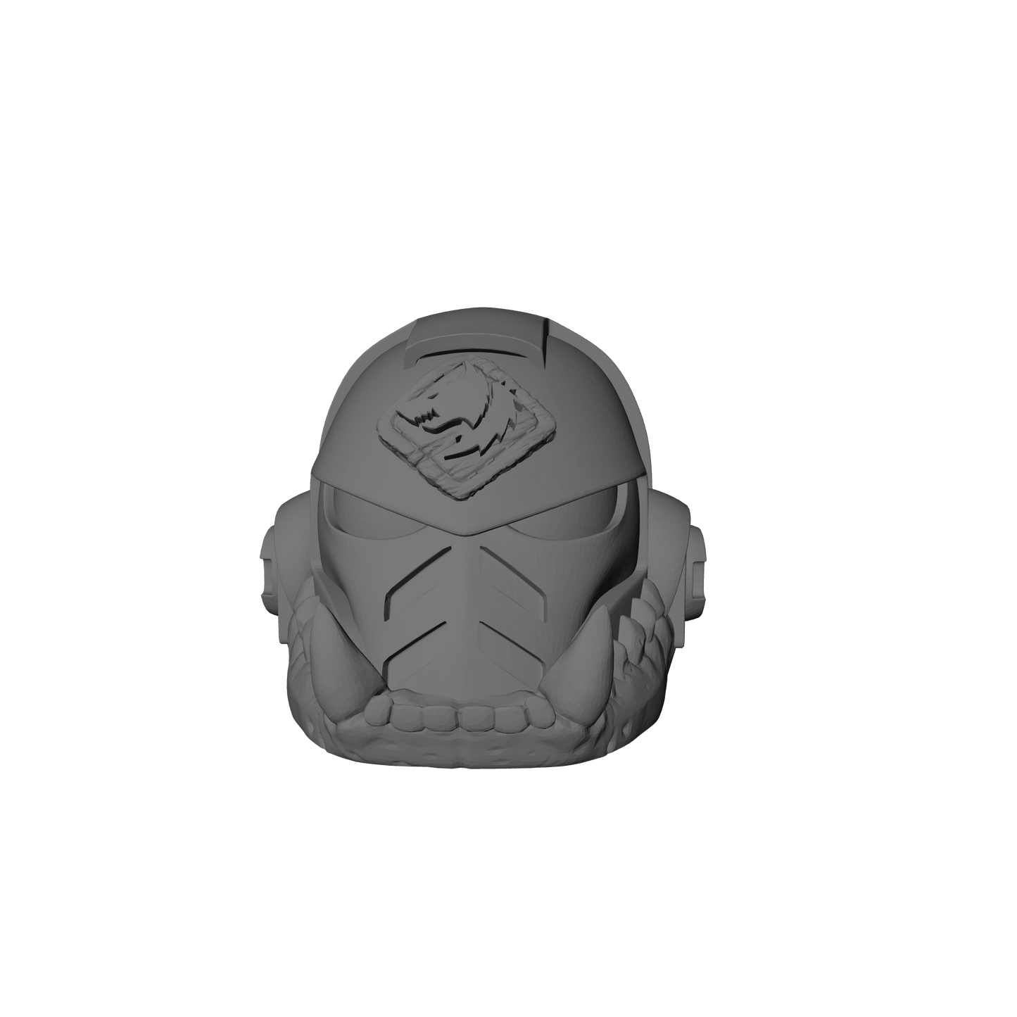 Wolf Guard Warrior Order Type 7 Helmet with Jawbone compatible with McFarlane Toys 1:12 scale armored action figures