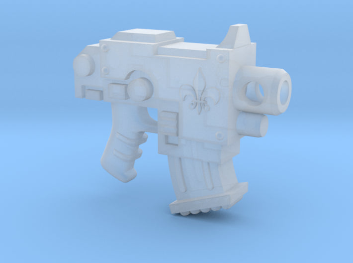3D Printed Sisters of Battle Bolt Pistol with Fleur-de-lis Compatible with McFarlane Toys