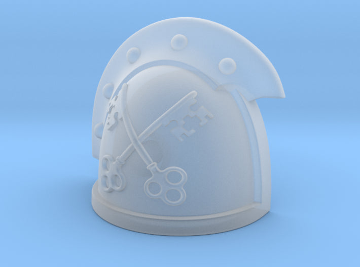 Angels of Iron MKIII Shoulder Pad Gen: 3 Pauldron 3 Quarter Studded Sword Breaker Left Shoulder